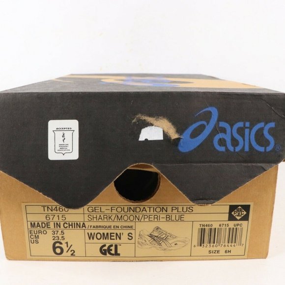 NOS Vtg Asics Gel Foundation Plus Running Shoes - Picture 8 of 8